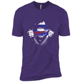 Buffalo Bills And Superman Fans - Premium Short Sleeve T-Shirt