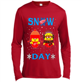 Snow Day Shirt For Detroit Red Wings Vs Minion Fans pingpong