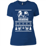 Puro Pinche Raiders Ugly Christmas Sweater - Ladies' Boyfriend T-Shirt