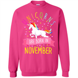 Unicorns Are Born In November T Shirt Hoodie Sweater