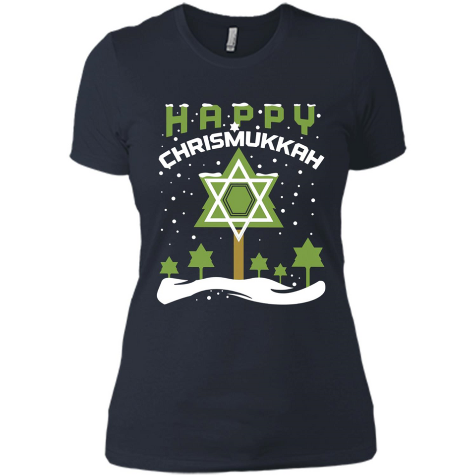 Happy Chrismukkah - Ladies' Boyfriend T-Shirt