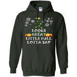 Looks Great Little Full Lotta Sap Funny Christmas Tree Mug PINGPONG - Hoodie