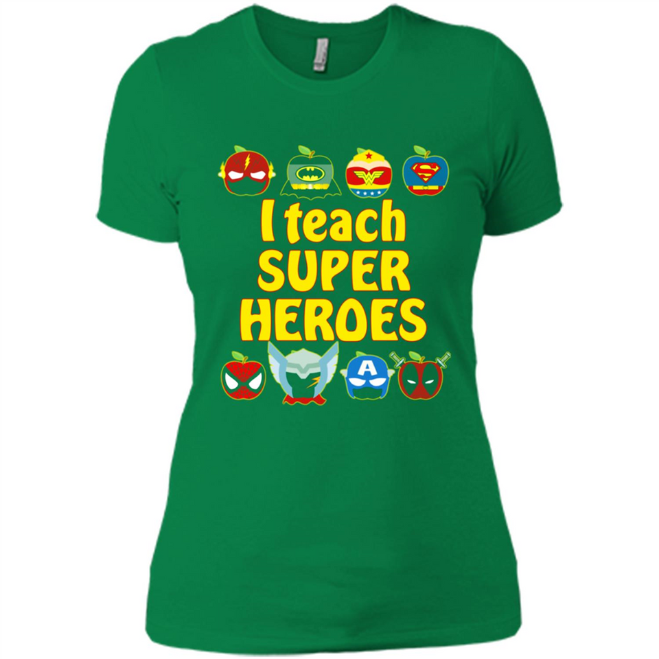I Teach Super Heroes Funny Marvel - Ladies' Boyfriend T-Shirt