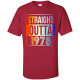 Retro Straight Outta 1978 40 Years Old - Shirt