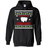 Molar bear fighting against enamel cruelty Christmas - Hoodie