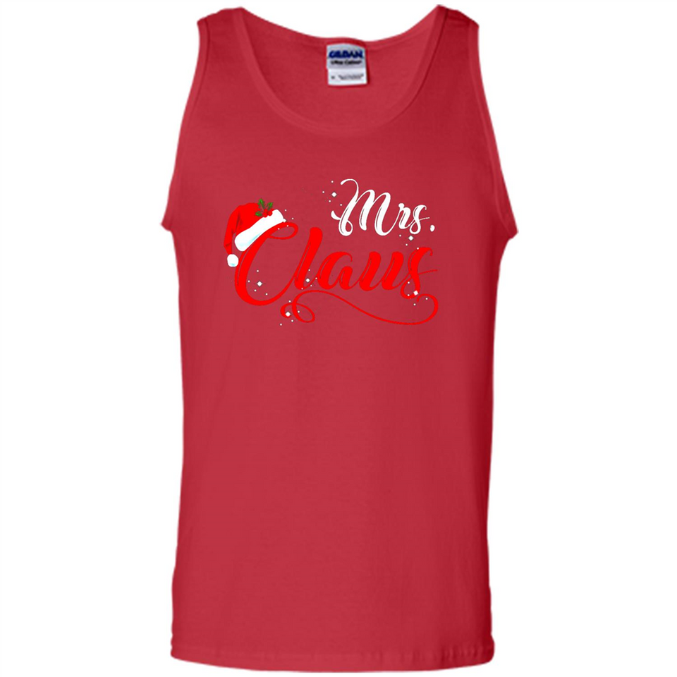 Mrs. Claus Santa Claus Merry Xmas T-Shirt - Tank Top