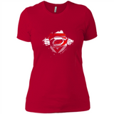 Carolina Hurricanes And Superman Fans - Ladies' Boyfriend T-Shirt