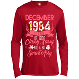 December 1984 34 Years Of Being Classy Sassy - Canvas Long Sleeve T-Shirt