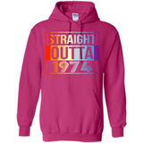 Retro Straight Outta 1974 44 Years Old - Hoodie