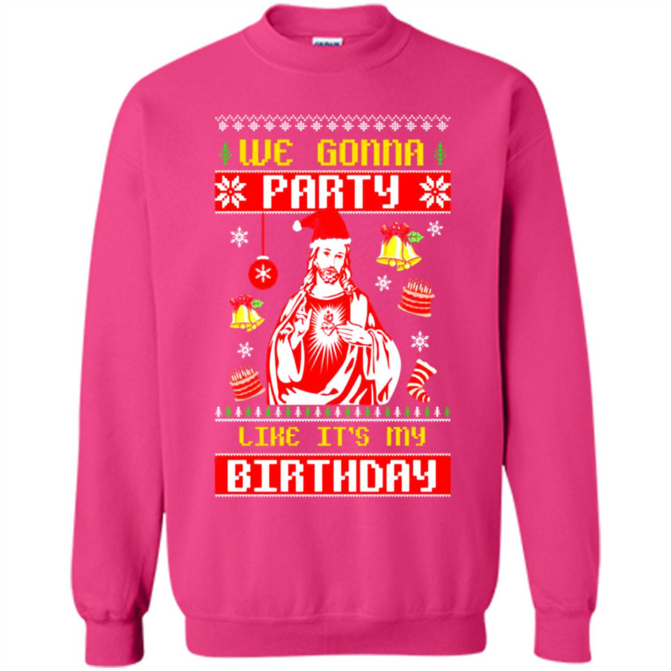 We Gonna Party Like It's My Birthday Jesus Christmas PINGPONG