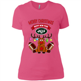 New York Jets NFL Reindeer Funny Merry Christmas And Happy New Year