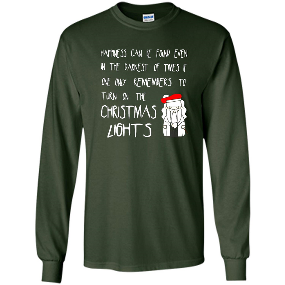 Christmas Ugly Sweater Christmas Lights - Long Sleeve T-Shirt