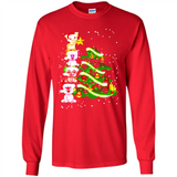 Pigs Christmas T Shirt PINGPONG - Long Sleeve T-Shirt