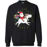 Unicorn And Santa Christmas - Sweatshirt