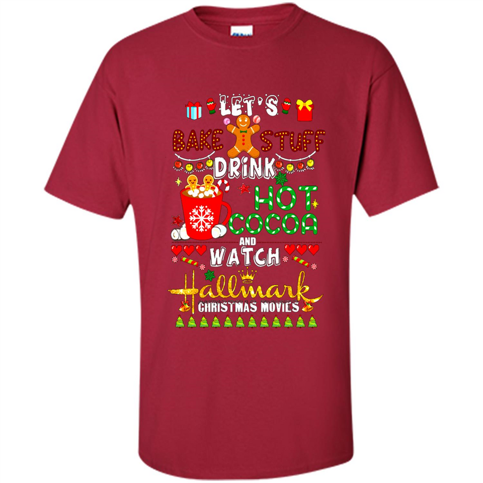 Let's Bake Stuff Drink Hot Cocoa Hallmark-Christmas Movies Sweatshirt PINGPONG