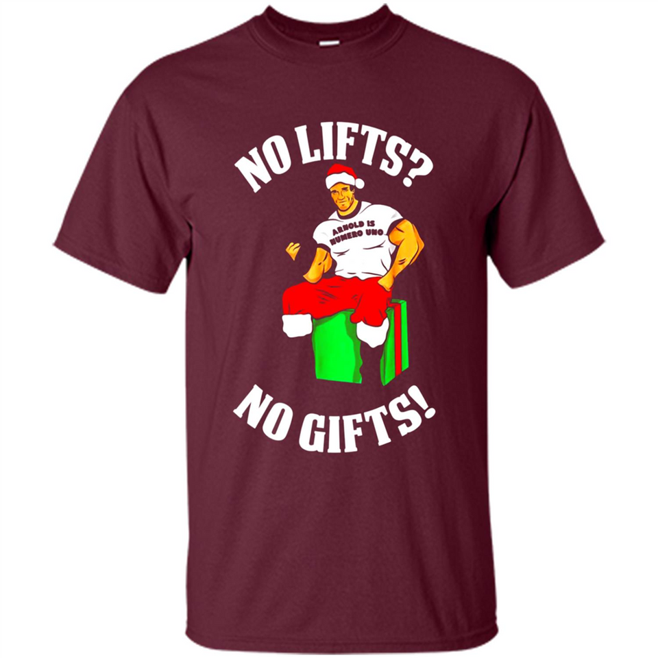Arnold Is Numero Uno No Lifts No Gifts Christmas PINGPONG