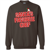 Funny Christmas Clothes - Santas Favorite Chef - Sweatshirt