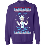 Rick and Morty Time to get Riggity Riggity Wrecked Son Christmas sweater - Sweatshirt