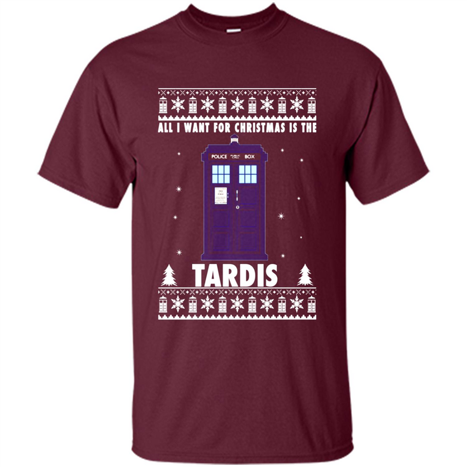 All I Want For Christmas Is The Tardis Ugly PINGPONG