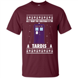 All I Want For Christmas Is The Tardis Ugly PINGPONG