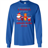 Never Underestimate A July Woman Watches Hallmark Movies Sweatshirt - Long Sleeve T-Shirt