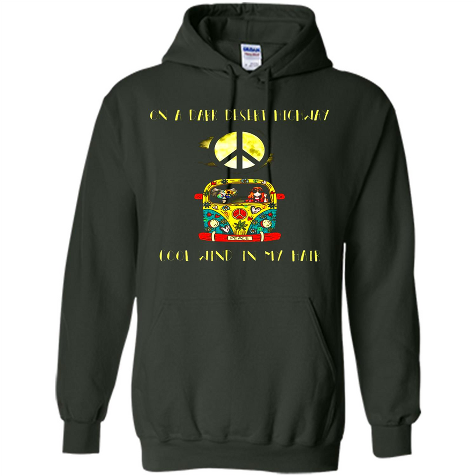 Peace-On A Dark Desert Highway Cool Wind In My Hair Shirt PINGPONG - Hoodie