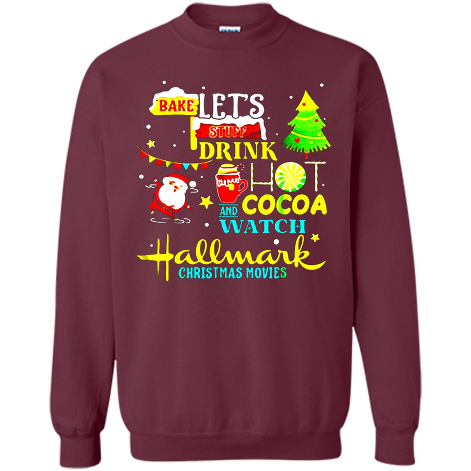 Santa claus i just want to bake stuff and waych christmas movi PINGPONG - Sweatshirt