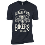 Husband & Wife Biker For Life Couple
