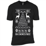 Oh Chemistry Tree Ugly Christmas Sweater - Premium Short Sleeve T-Shirt