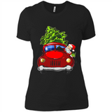 Vintage Santa red Truck Christmas Tree PINGPONG