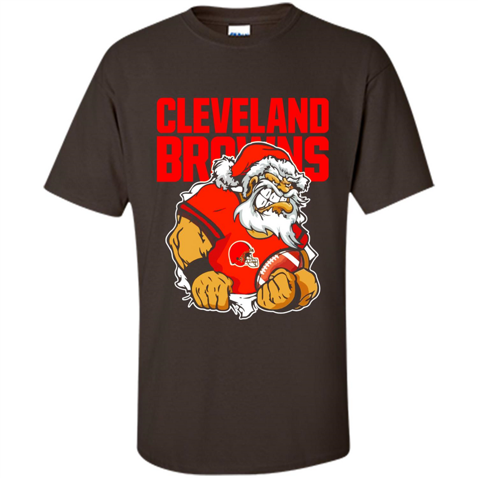 Grumpy Santa Claus Cleveland Browns Football Team PINGPONG