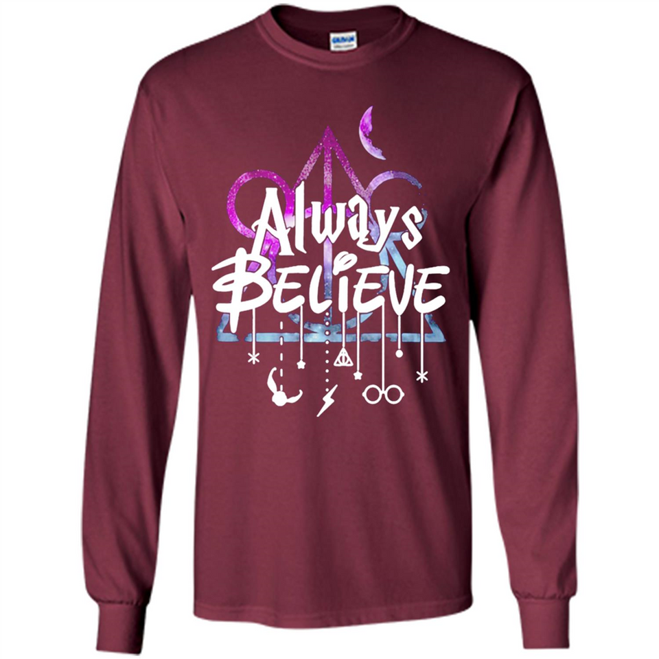 HIPPIE MOON MICKEY DEATHLY HALLOWS ALWAYS BELIEVE