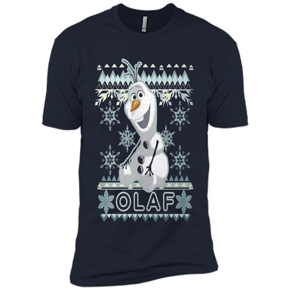 Olaf frozen ugly christmas sweater - Premium Short Sleeve T-Shirt