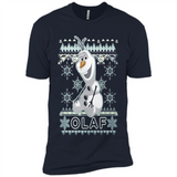 Olaf frozen ugly christmas sweater - Premium Short Sleeve T-Shirt