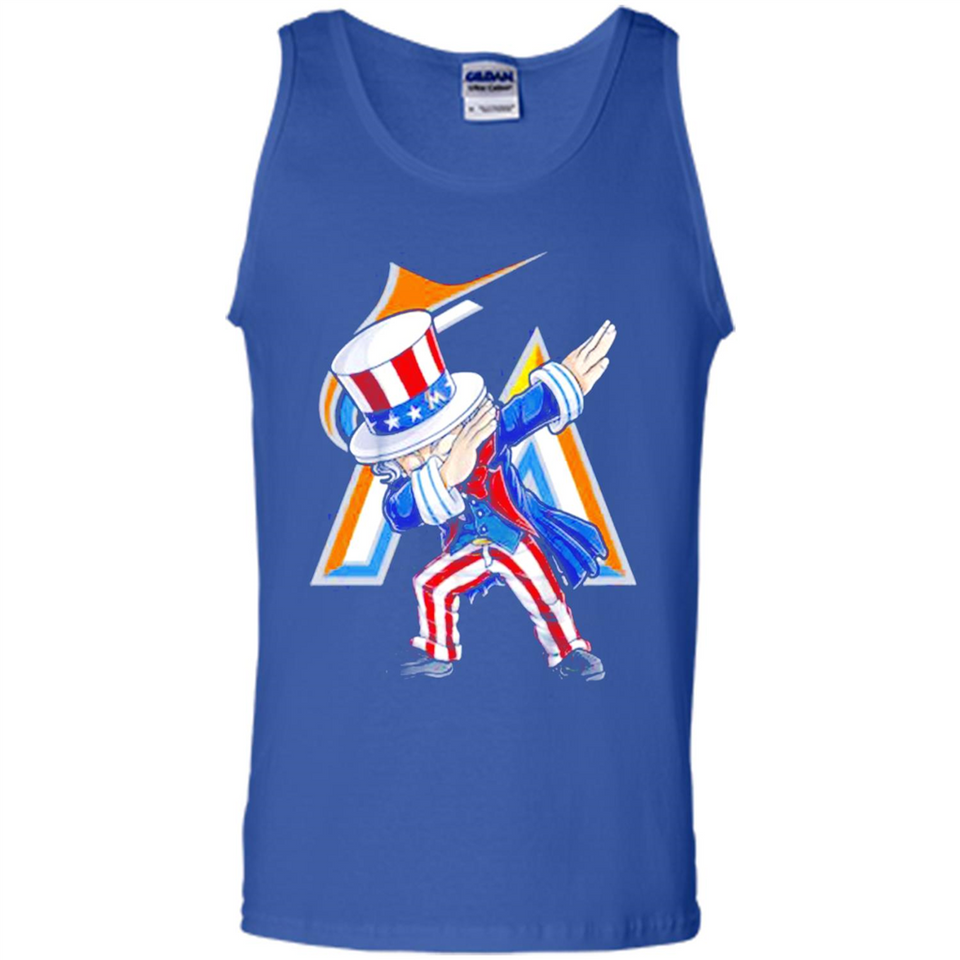 MLB MIAMI MARLINS UNCLE SAM DABBING INDEPENDENCE DAY