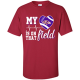 Baltimore Ravens Football My Heart is on that Field - Shirt