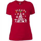 Funny Mechanics Ugly Christmas 2018 - Ladies' Boyfriend T-Shirt