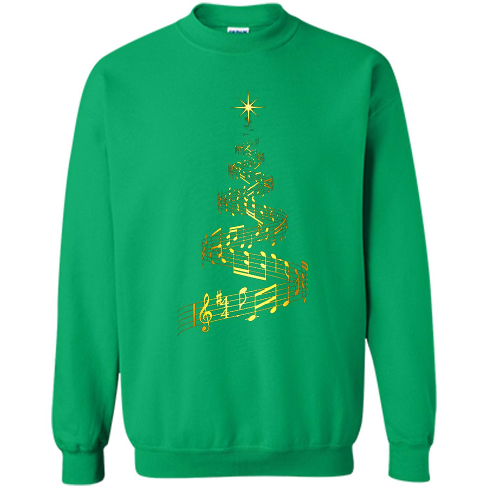 Music Note Christmas Tree Xmas Music Lover Mug PINGPONG - Sweatshirt