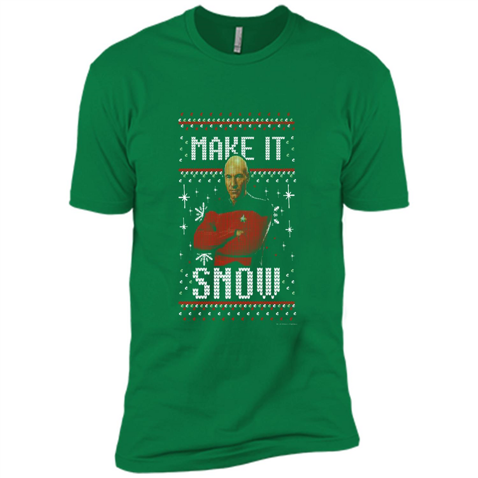 Make It Snow Jean-Luc Picard Star Trek PINGPONG