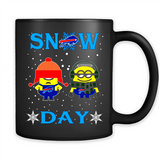 Snow Day Shirt For Buffalo Bills Vs Minion Fans pingpong