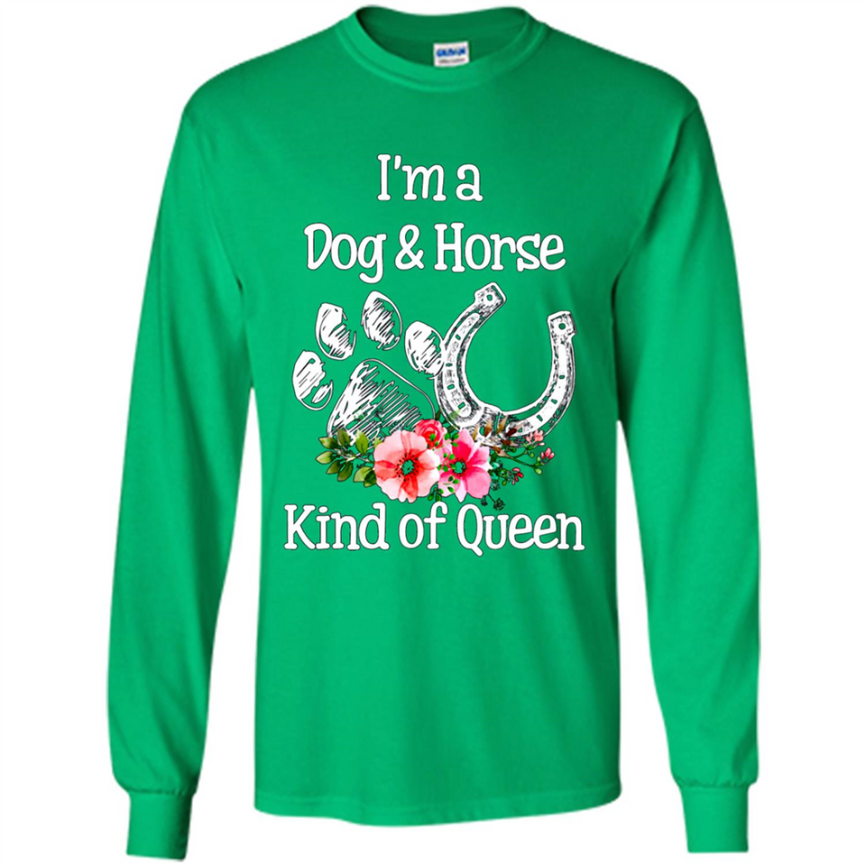 I'm A Dog & Horse Shirt Animal Lover Gift