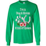I'm A Dog & Horse Shirt Animal Lover Gift