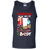 Working On My Santa Body Funny Christmas Gift Sleeve Xmas - Tank Top