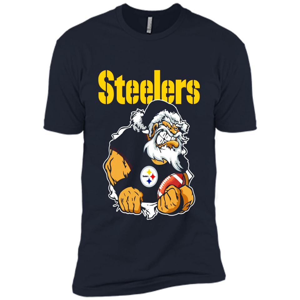 Grumpy Santa Claus Pittsburgh Steelers Football Team PINGPONG