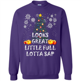 Looks Great Little Full Lotta Sap Funny Christmas Tree Mug PINGPONG - Sweatshirt