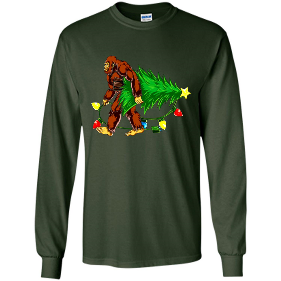 Hugging Christmas Tree Bigfoot PING PONG