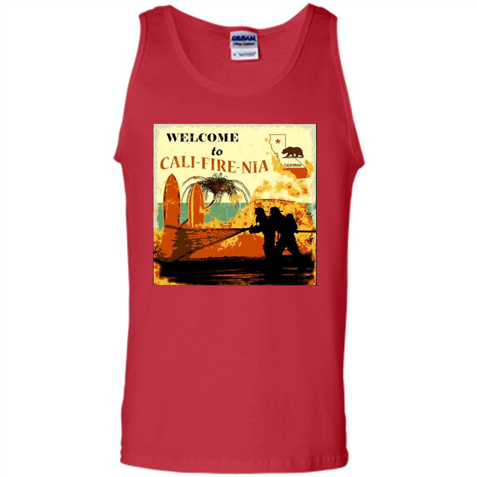 Paradise California Camp Fire Youth T-Shirt PINGPONG - Tank Top