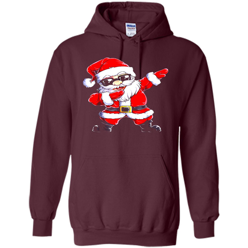 Christmas shirt Dabbing Santa Claus Xmas Gift - Hoodie