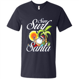 Sun Surf Santa - Men's V-Neck