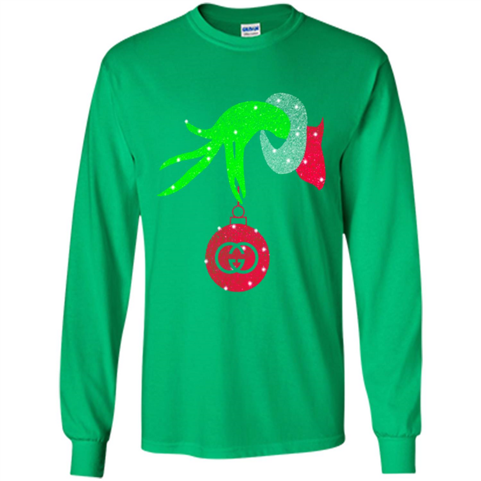 Grinch hand holding logo Gucci PING PONG